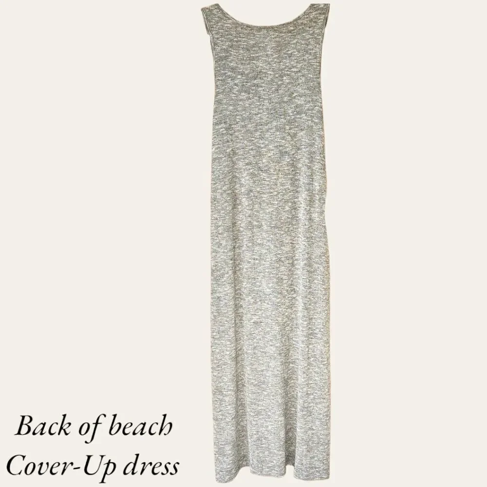 LA BLANCA PLUS SIZE Indigo Color Beach Tie Front Cover-Up dress.